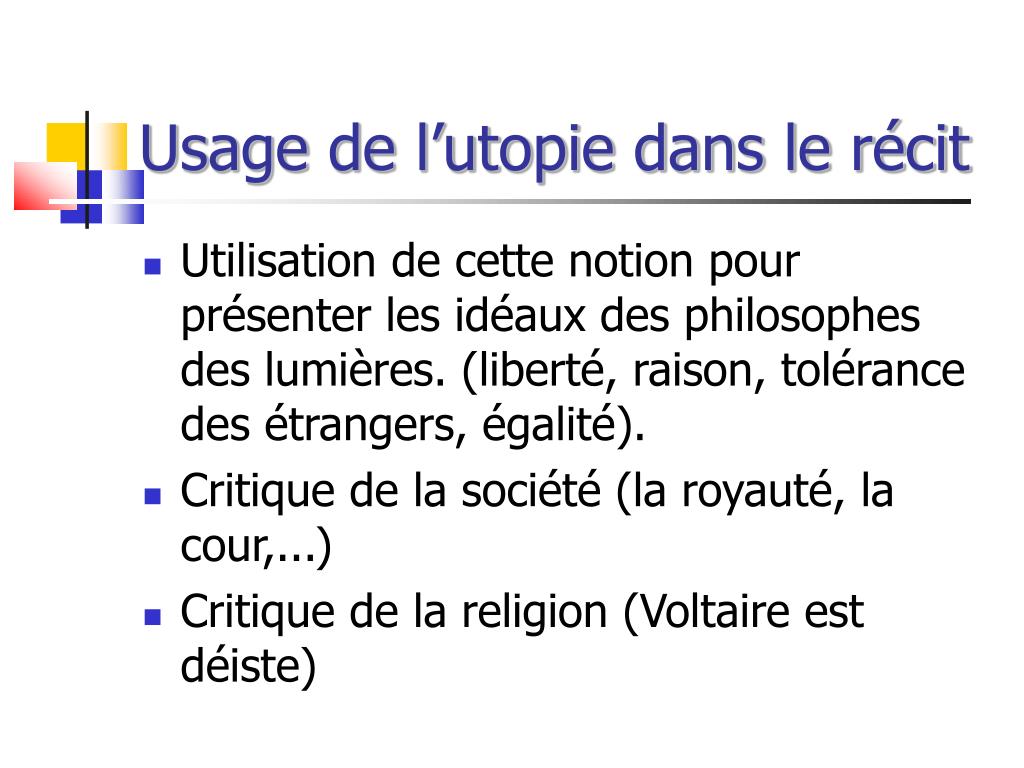 PPT  L’utopie PowerPoint Presentation, free download  ID648991