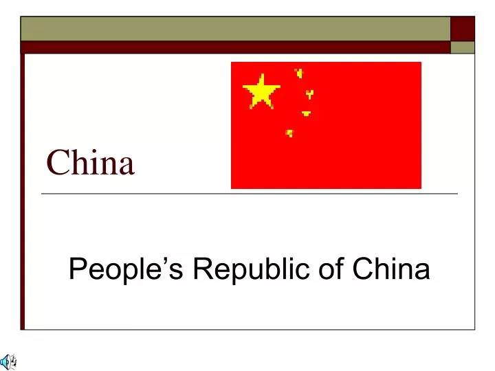 download presentation about china