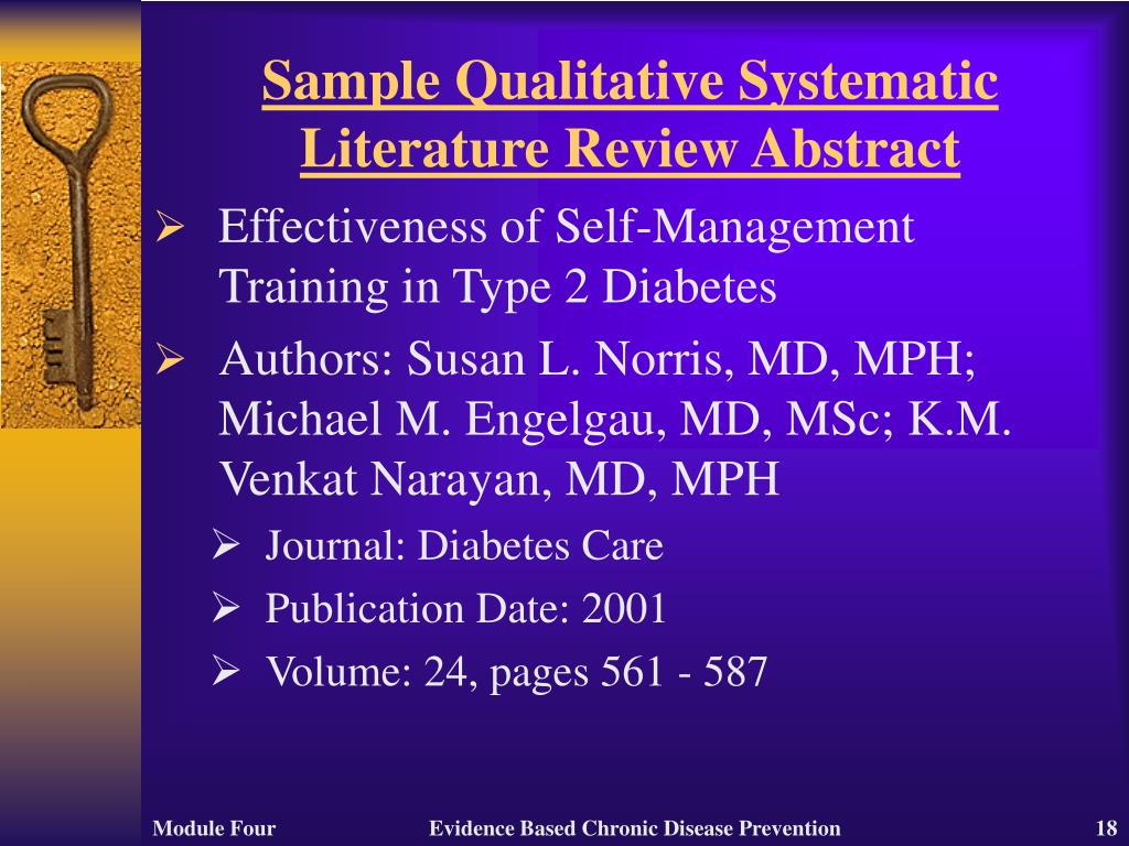 a systematic qualitative literature review