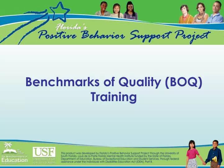 benchmarks of quality boq training n.