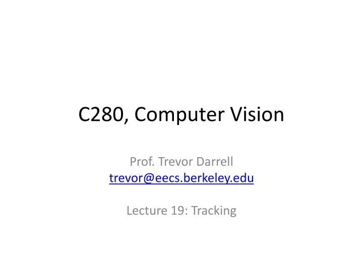 c280 computer vision n.