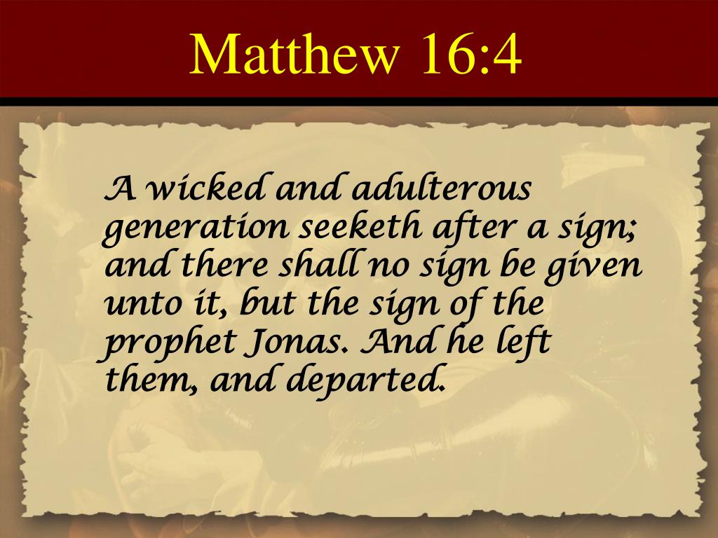 PPT - Matthew Chapter 16 PowerPoint Presentation, Free Download - ID:650524