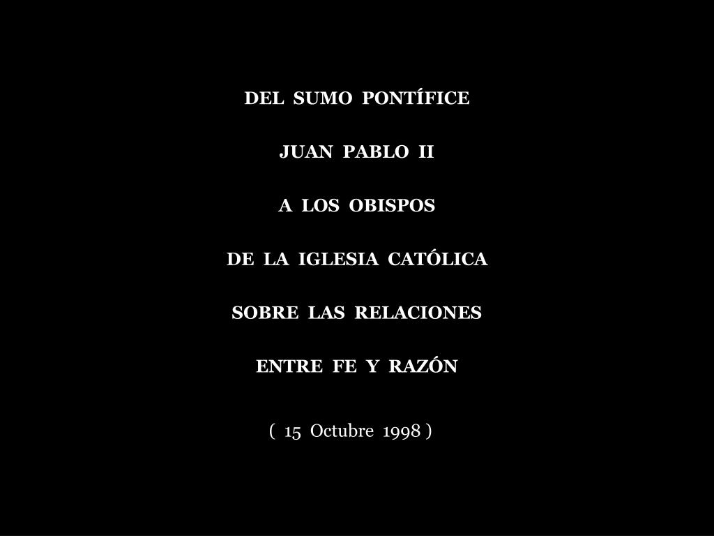 Enciclica Fe Y Razon Juan Pablo Ii Download