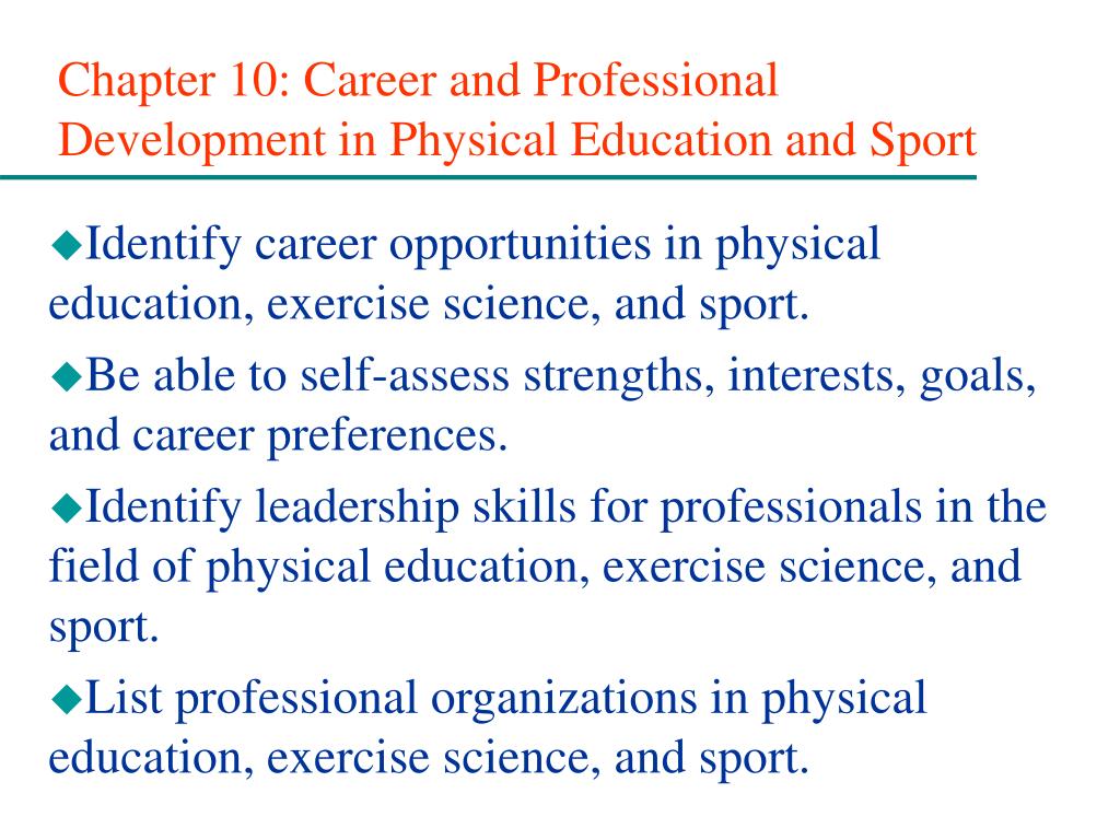 ppt chapter 10 career and professional development in physical list of professional strengths