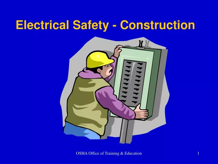 PPT Electrical Safety Construction PowerPoint Presentation, free