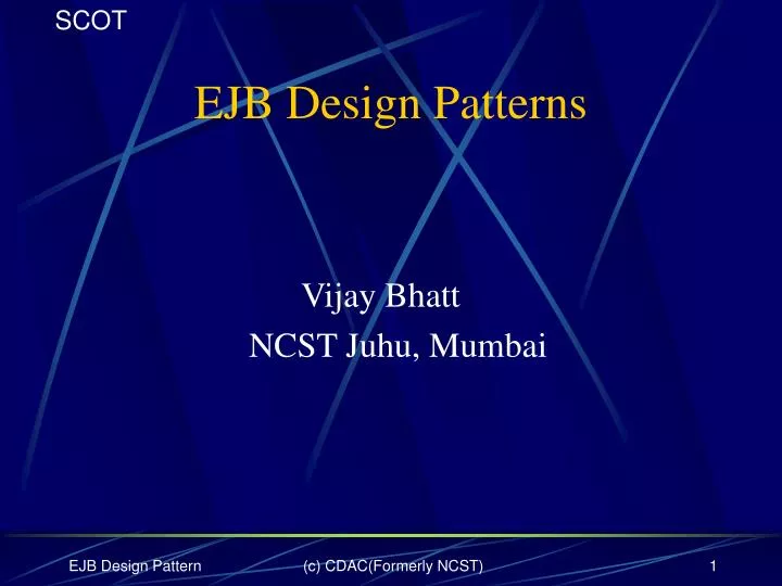 ejb design patterns n.