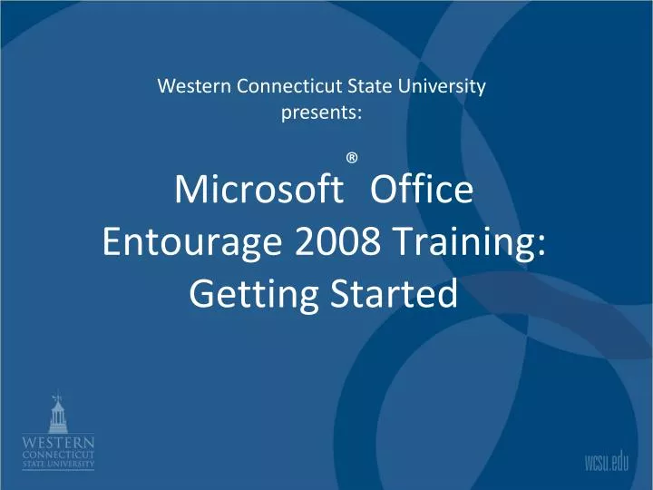 microsoft office entourage 2008 training getting started n.