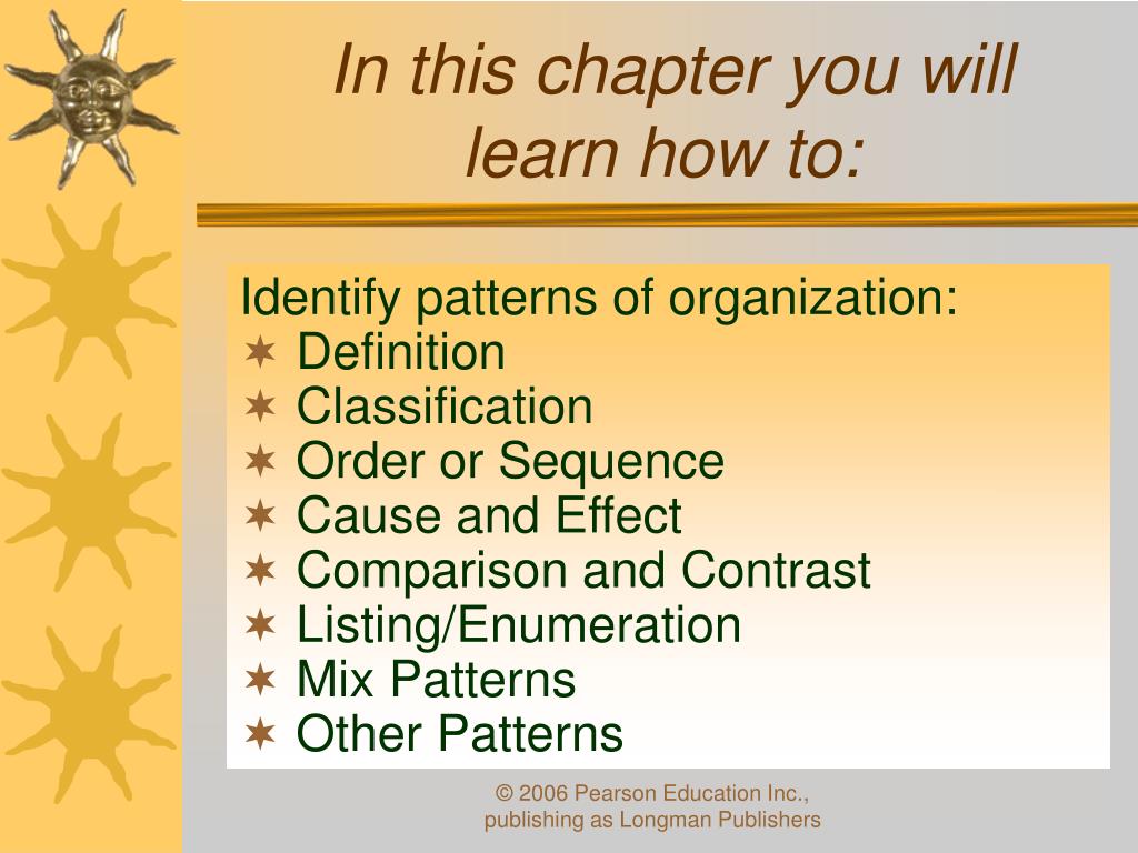 Ppt Chapter 4 Organizational Patterns Powerpoint Presentation Free