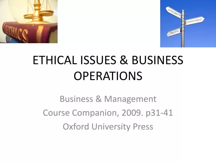 ethic issues ethic issues