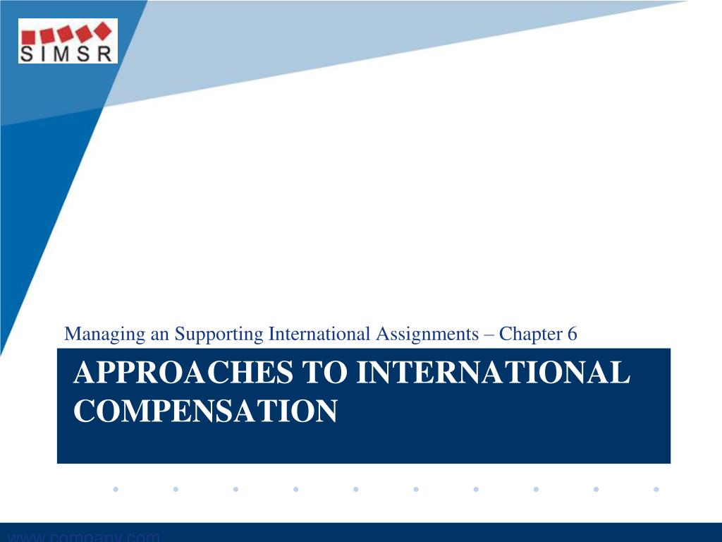 in the context of compensation for international assignments