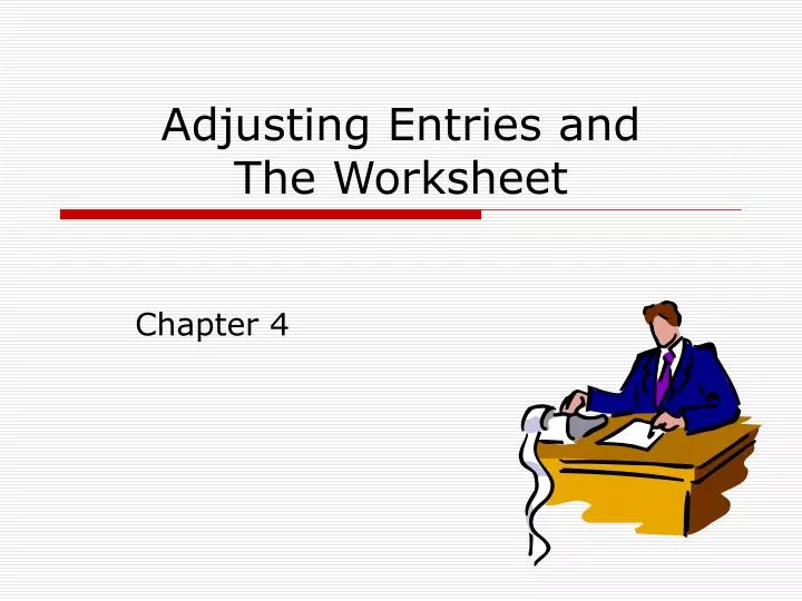 adjusting entries and the worksheet n.