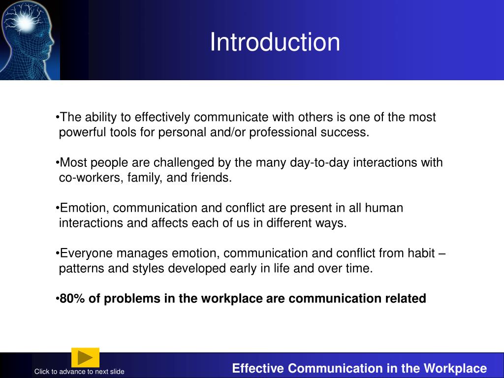 ppt effective communication in the workplace