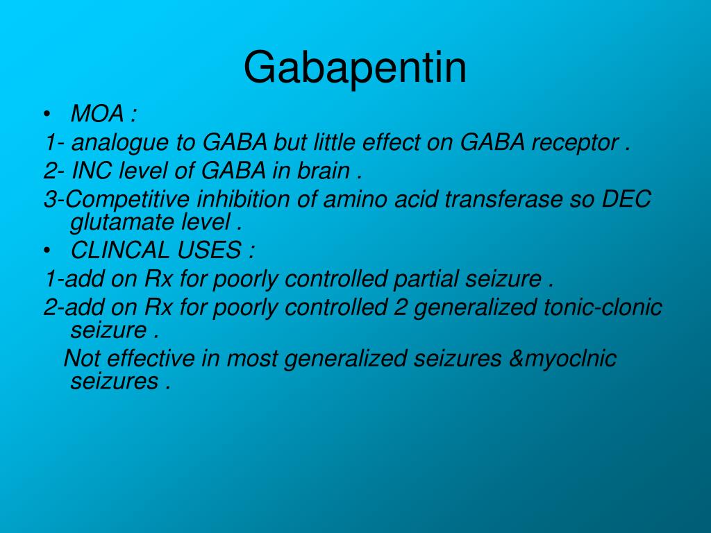 gabapentin moa seizures