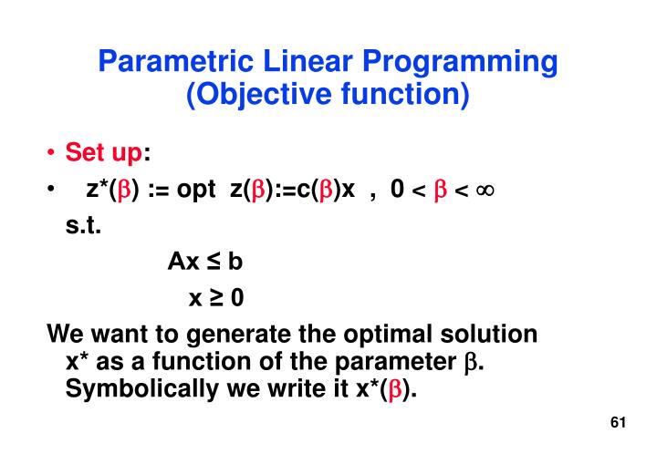 PPT - PARETO LINEAR PROGRAMMING PowerPoint Presentation - ID:654081