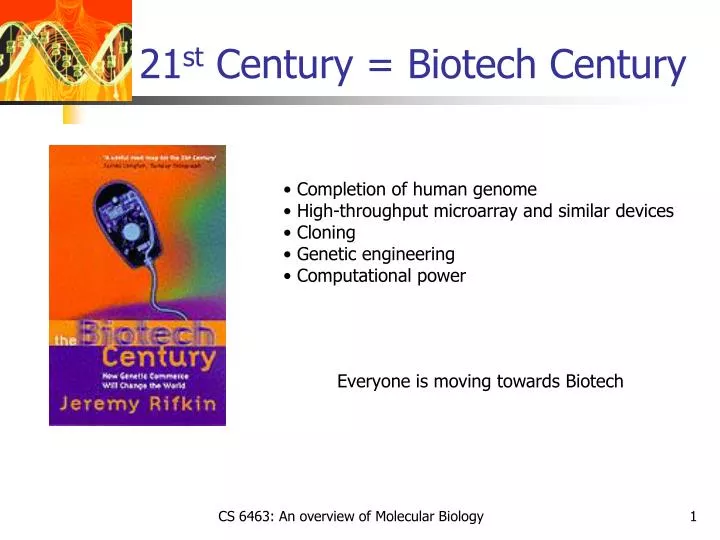 21 st century biotech century n.
