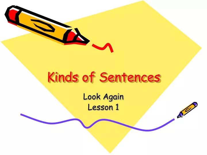 kinds of sentences n.
