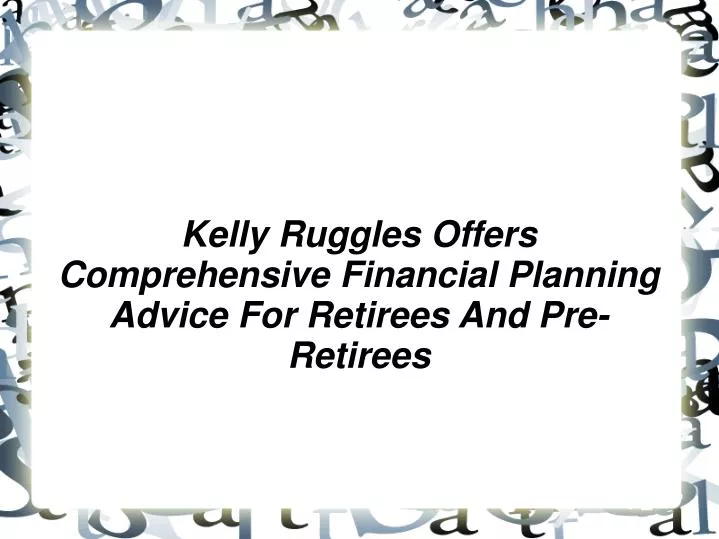 PPT Kelly Ruggles PowerPoint Presentation, free download ID65440