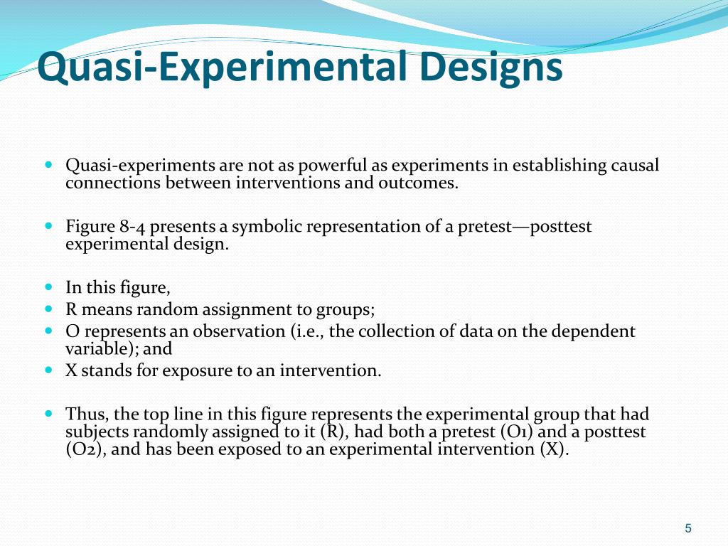 quasi experimental design random assignment