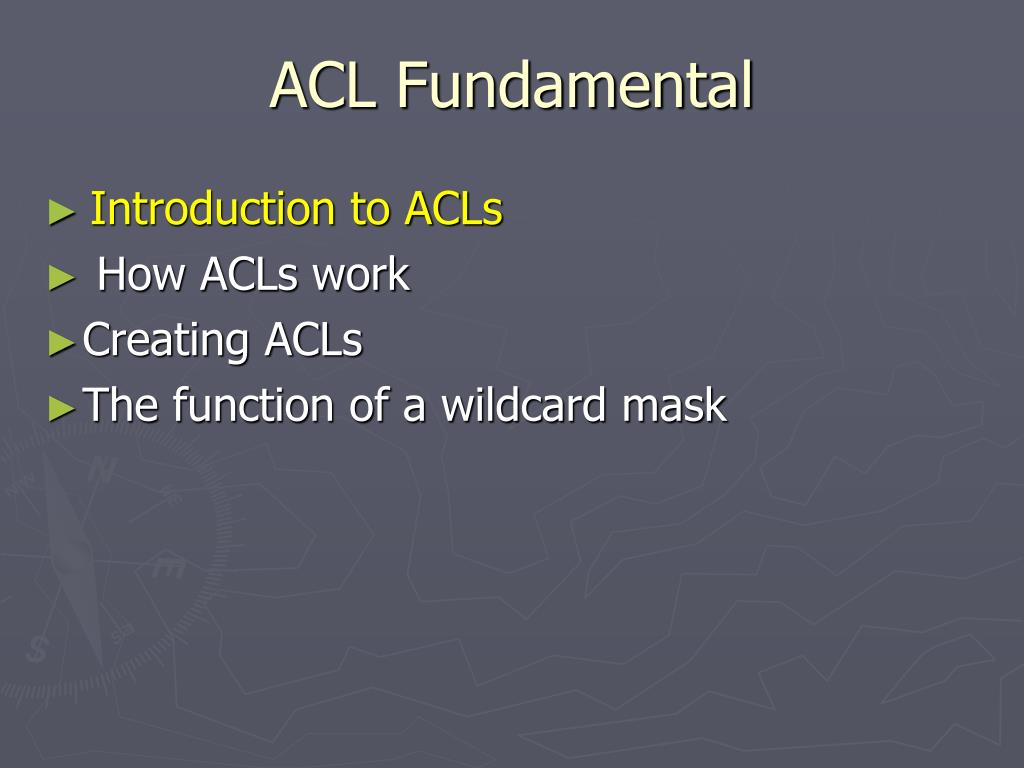 Ppt Access Control List Acl Powerpoint Presentation Free Download Id