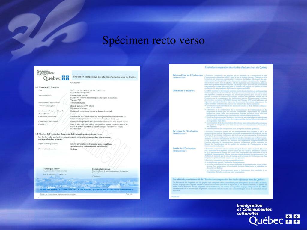 Evaluation Comparative Des Etudes Hors Quebec Pdf