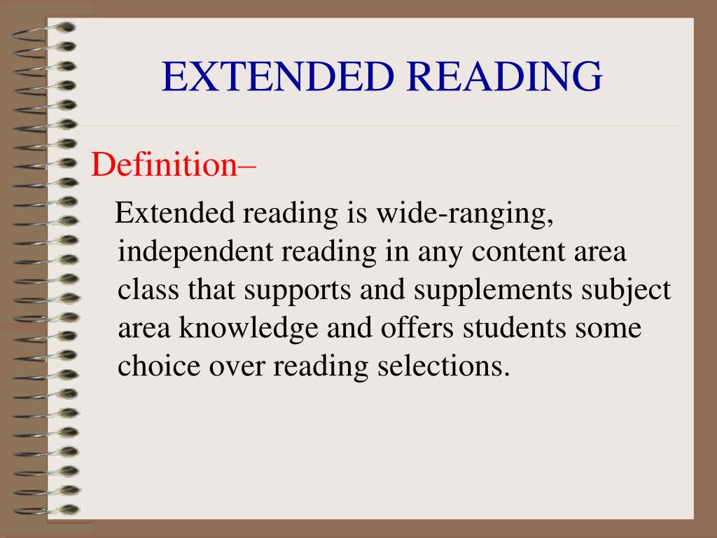 Extension definition. Extended Definition. Definition of reading. Extended перевод. Extended reading.