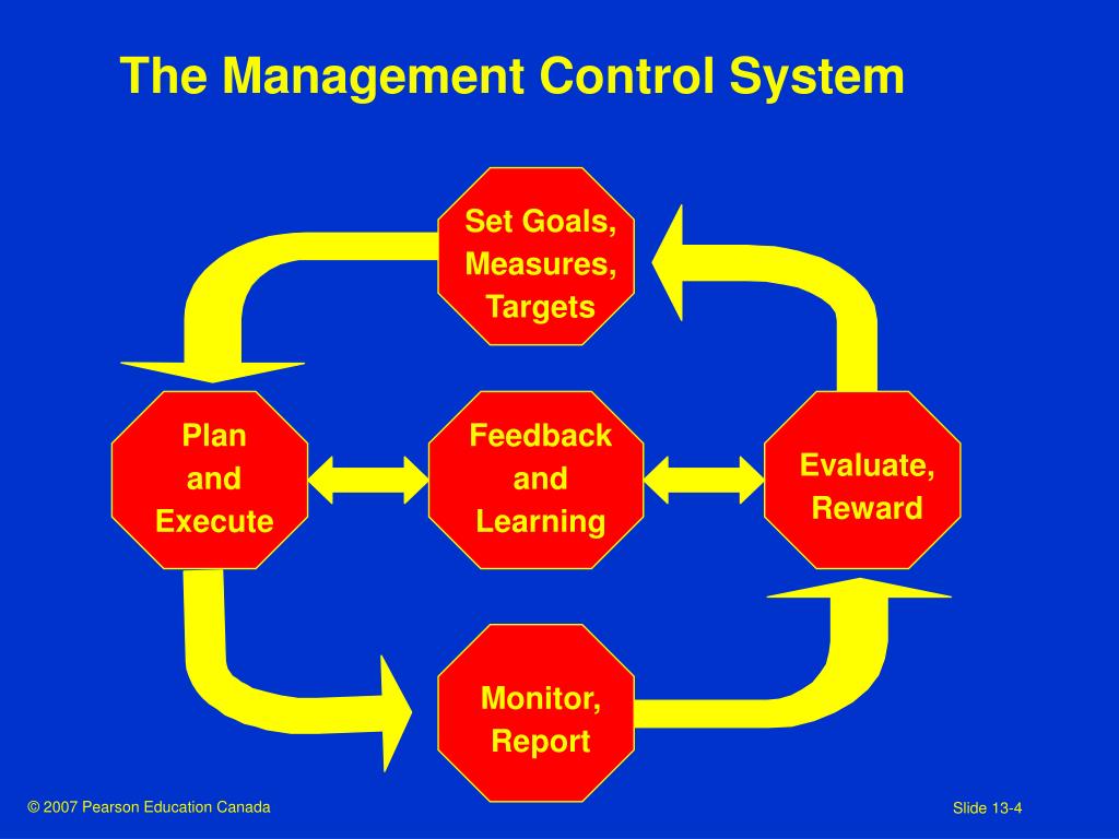 case study on management control system