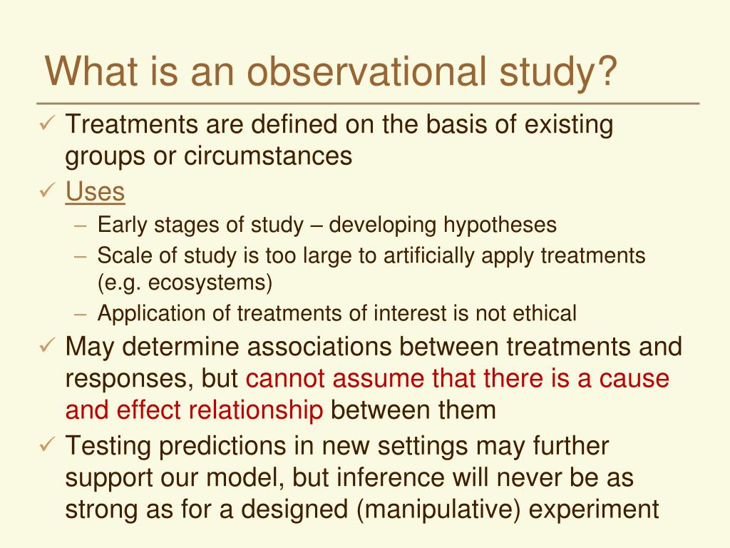 is a case study an observational study