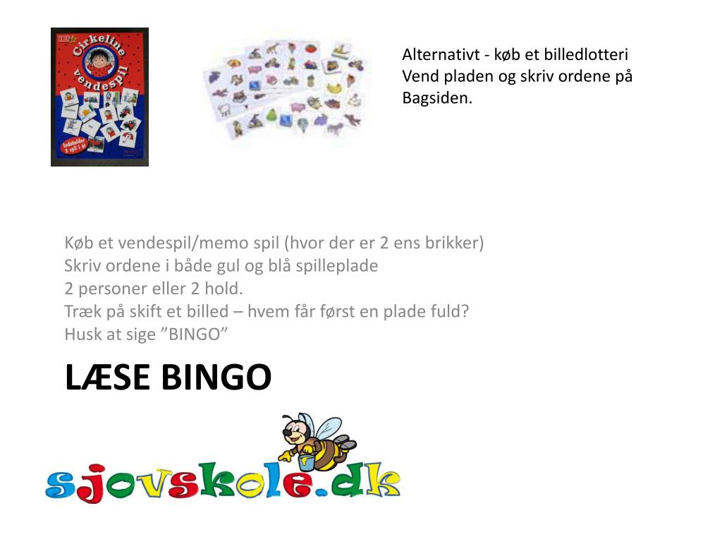 PPT - Læse Bingo PowerPoint Presentation, free download - ID:656411