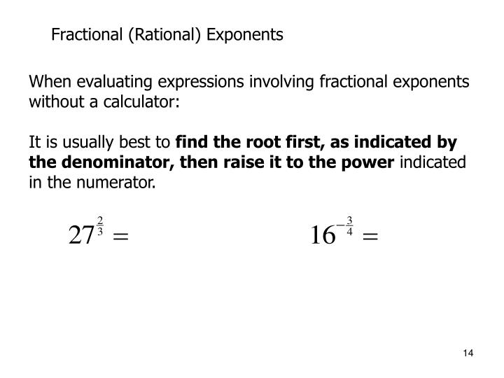 PPT Exponents And Radicals PowerPoint Presentation ID 656644