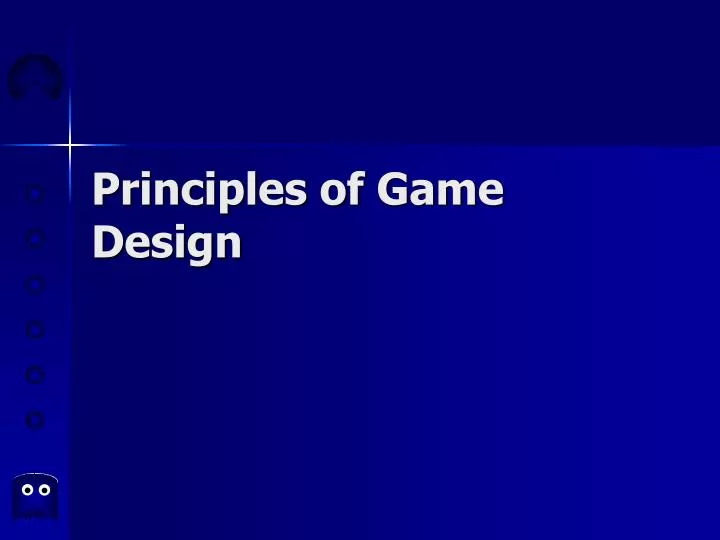 principles of game design n.