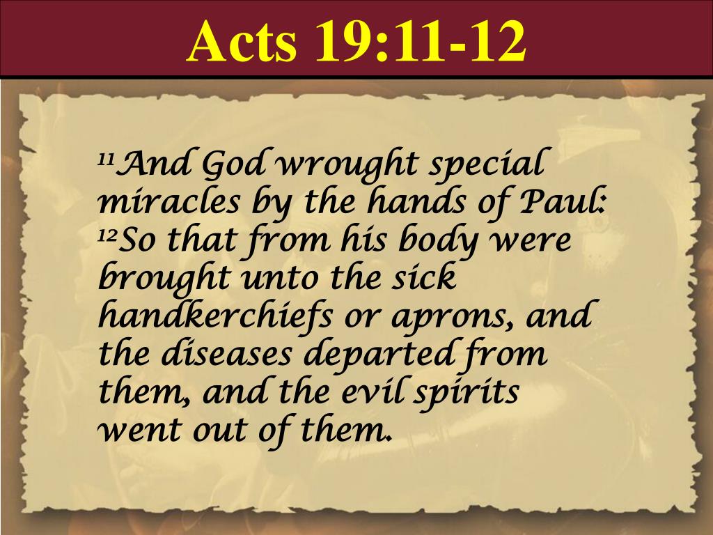 PPT Book Of Acts Chapter 19 PowerPoint Presentation Free Download 