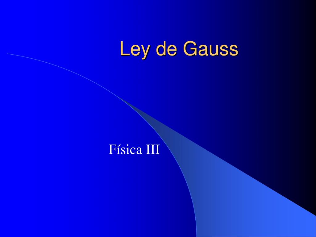 PPT - Ley de Gauss PowerPoint Presentation, free download - ID:658322