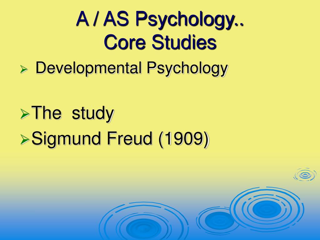 sigmund freud developmental psychology