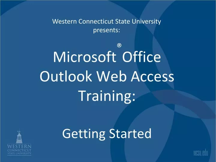 microsoft office outlook web access training getting started n.