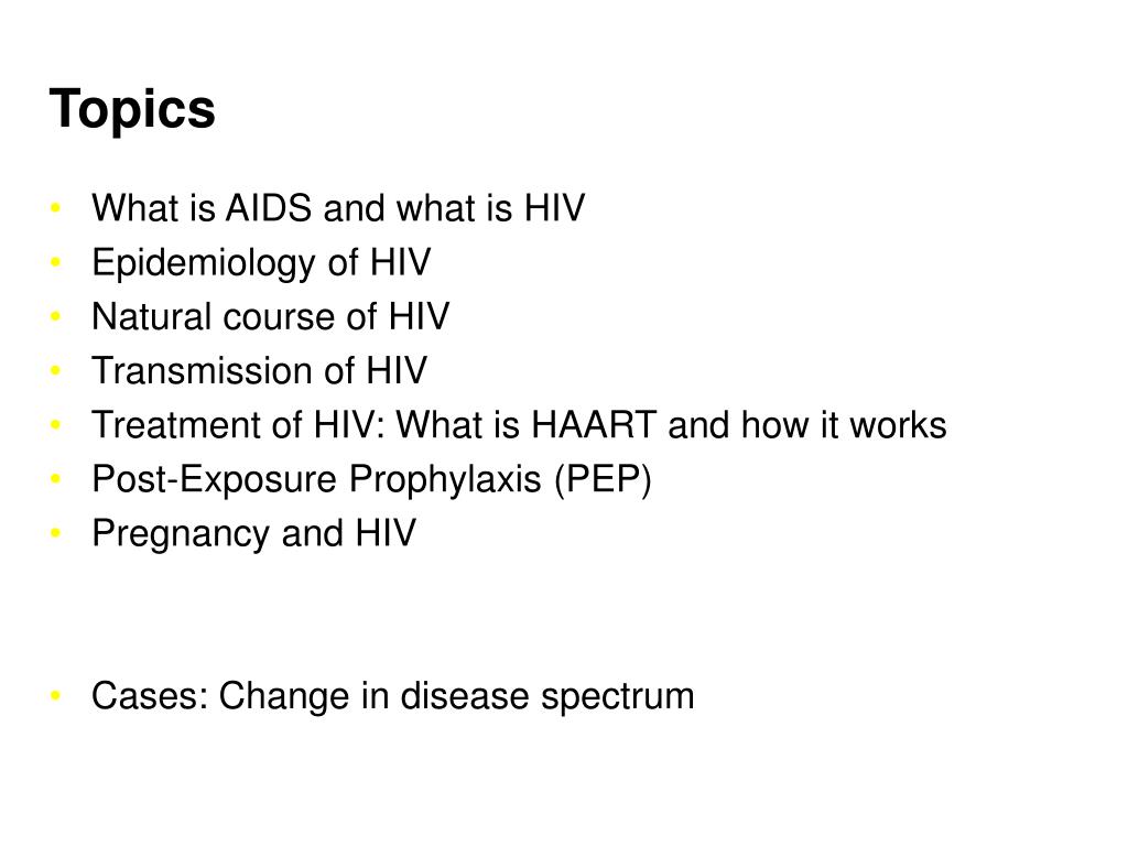 hiv aids dissertation topics