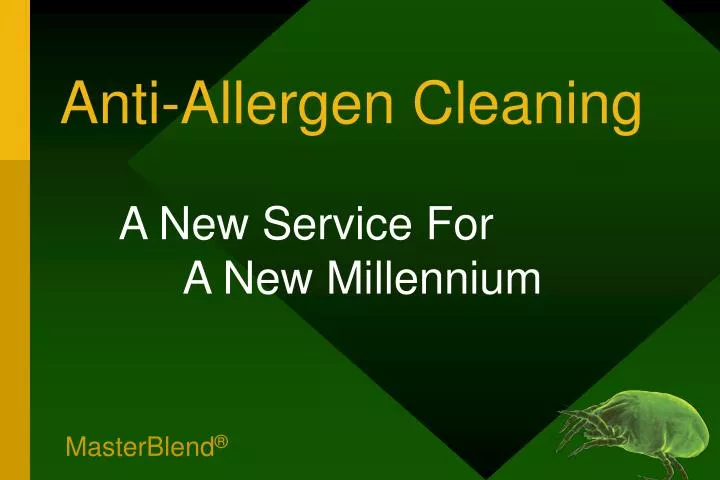 anti allergen cleaning n.