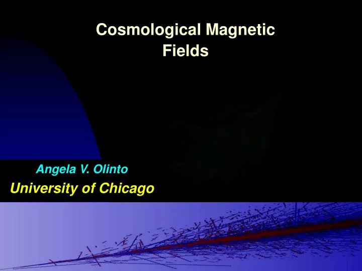 cosmological magnetic fields n.