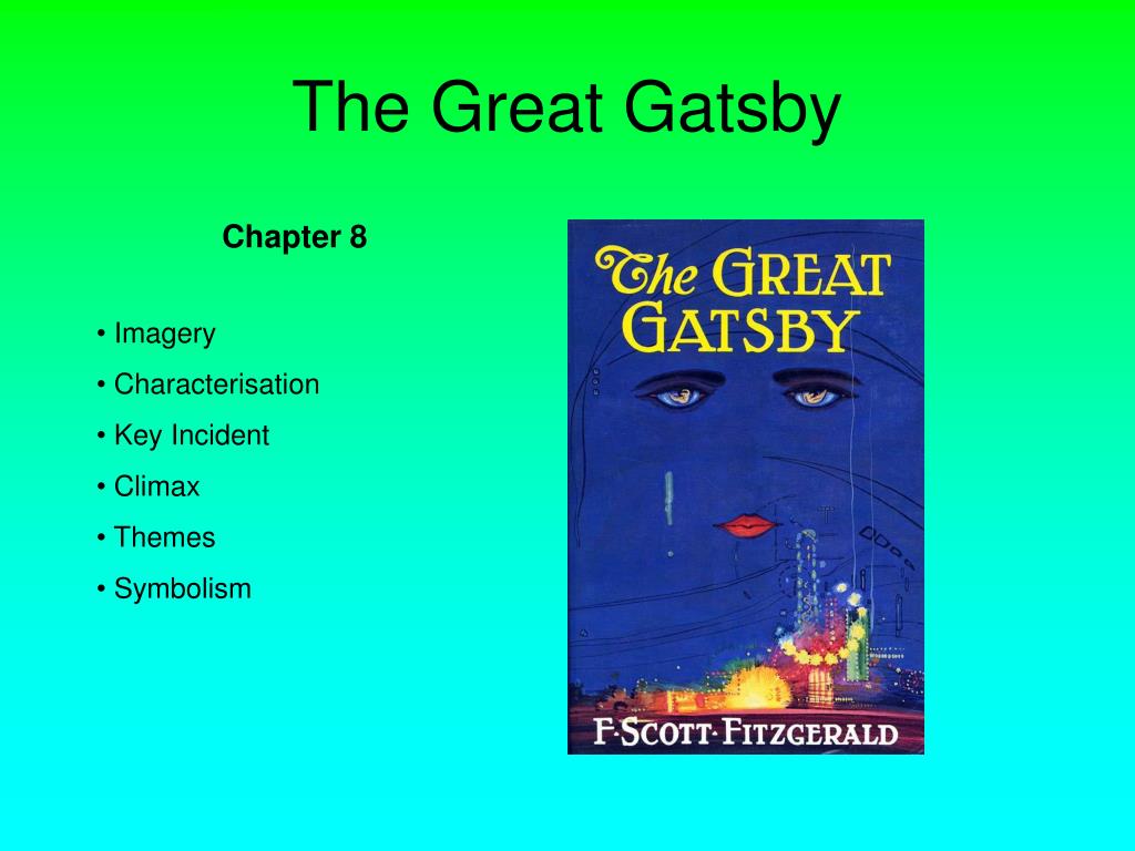 symbols in the great gatsby chapter 8