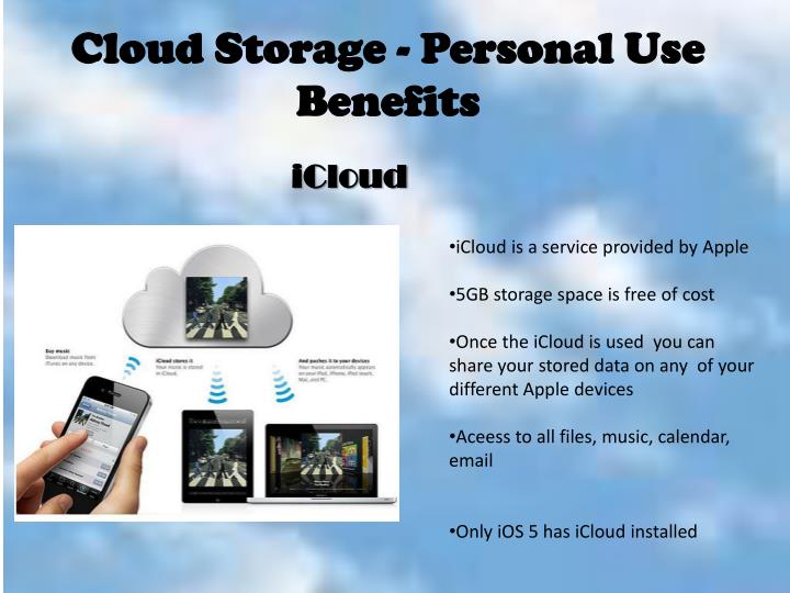 PPT Cloud Storage PowerPoint Presentation ID661859