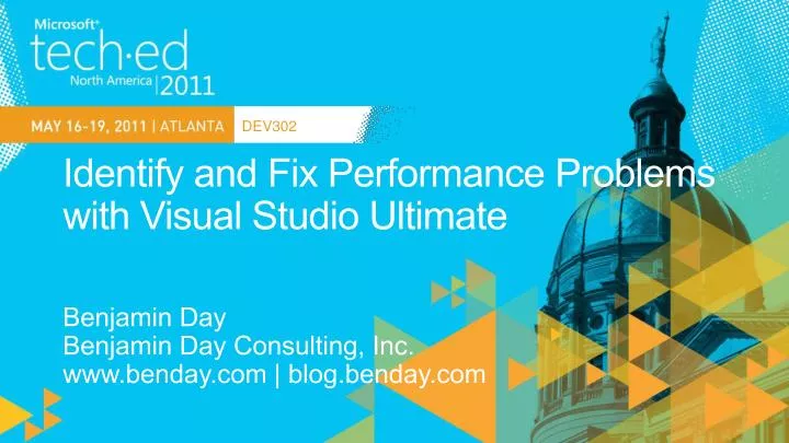 identify and fix performance problems with visual studio ultimate n.