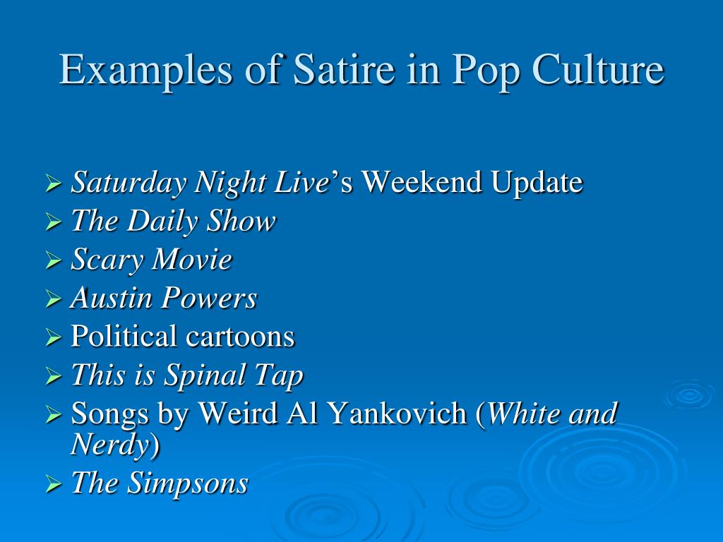 PPT - The Elements of Satire PowerPoint Presentation, free download -  ID:663049