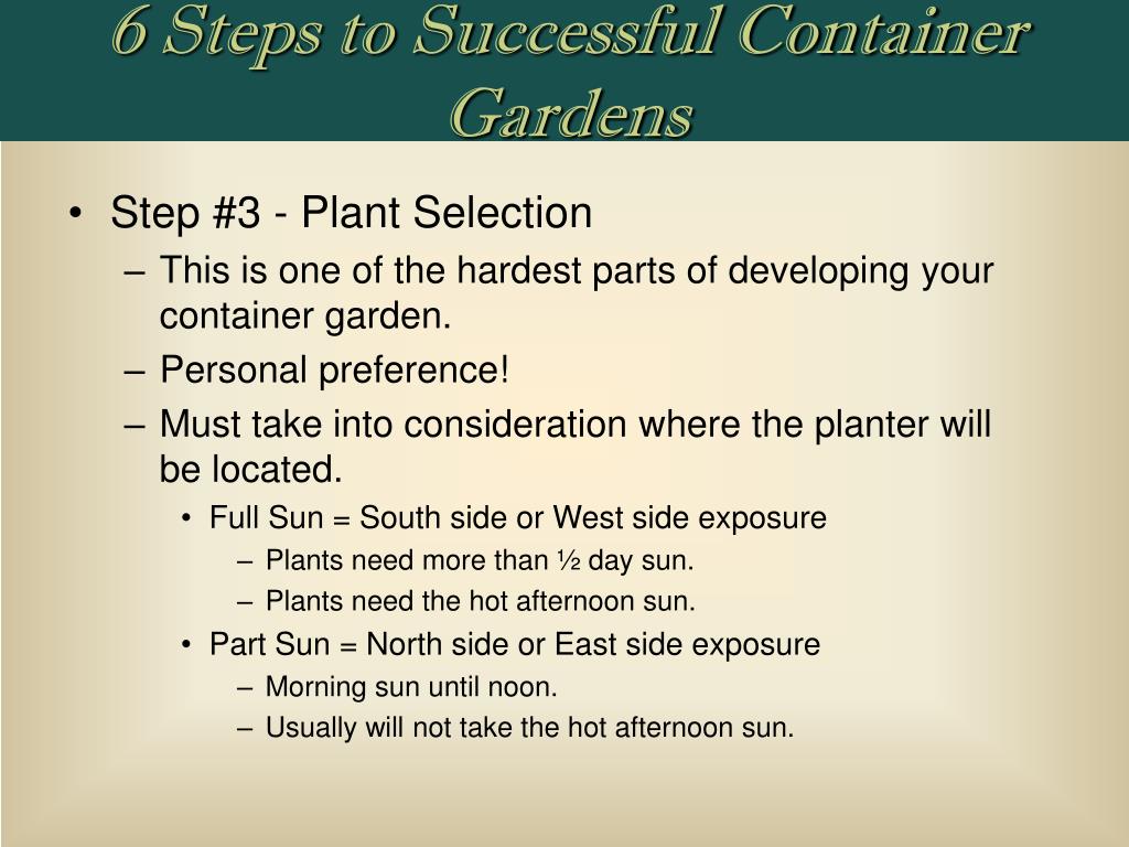 Considerations In Container Selection