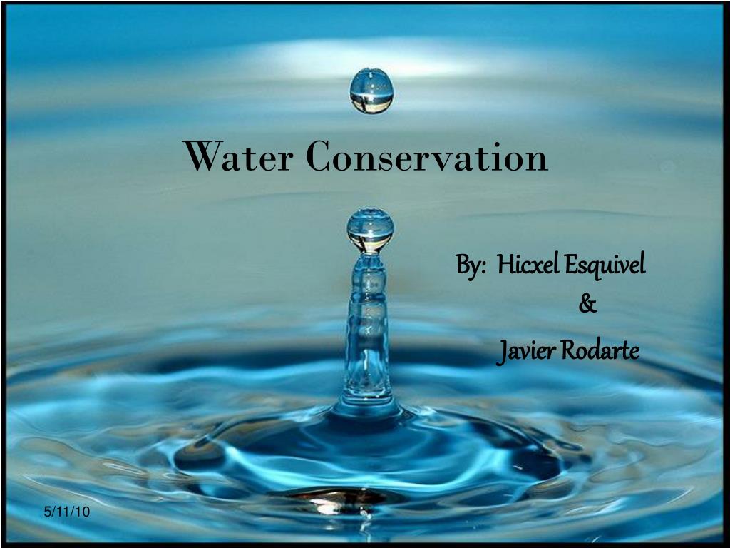 presentation about the water