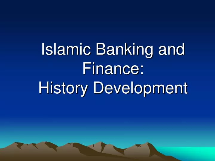 overview of islamic banking in malaysia overview of islamic banking in malaysia