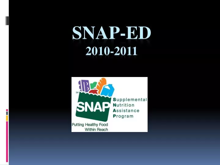 snap ed 2010 2011 n.