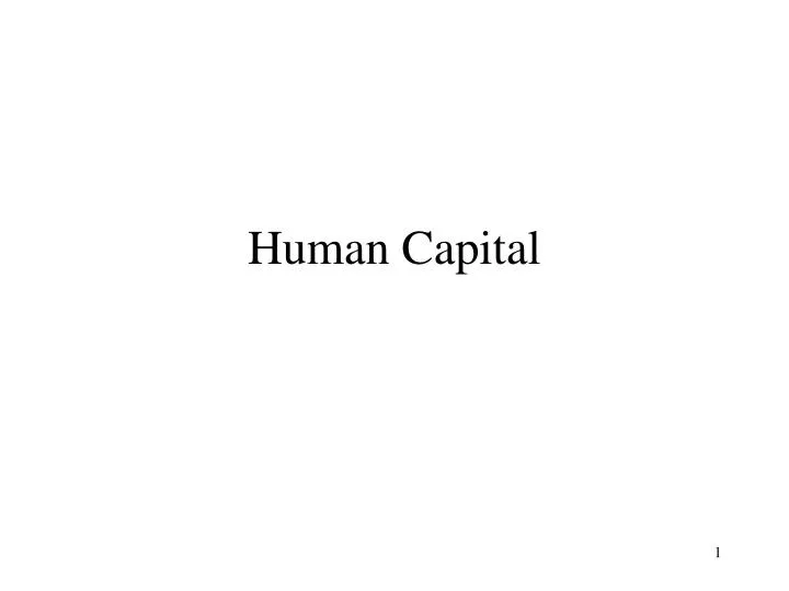 human capital n.