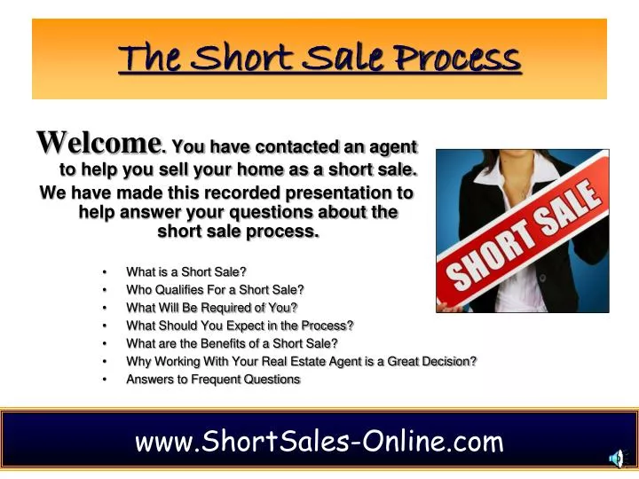 the short sale process n.