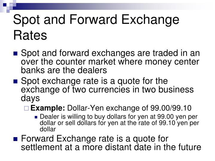 Spot rate forex market