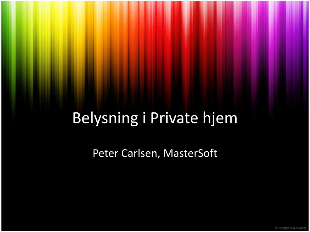 PPT - Belysning i Private hjem PowerPoint Presentation, free download -  ID:666598
