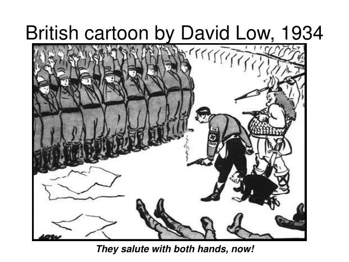 british cartoon by david low 1934 n.